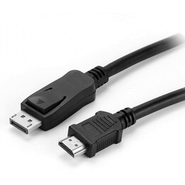 Value Cable DisplayPort a HDMI, M/M, negro, 1.8 m