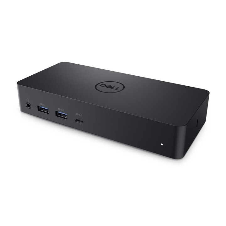 DELL 452-BCYE Base universal D6000 - USB-C, 2x HDMI, DisplayPort, VGA, 4x USB-A 3.0, Ethernet Gigabit, áudio 3,5 mm, 4K a 60Hz, 