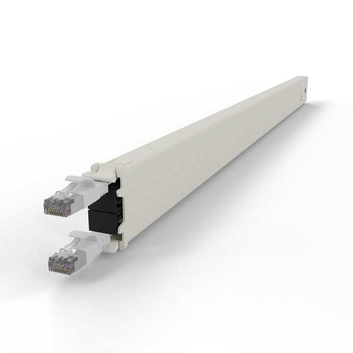 PATCHBOX .one Cassette 30RU STP Weiß - Patchpanel 1U