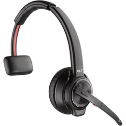 HP Poly Savi 8210 UC Wireless DECT Headset with Microsoft Teams Certification, USB-A, Black