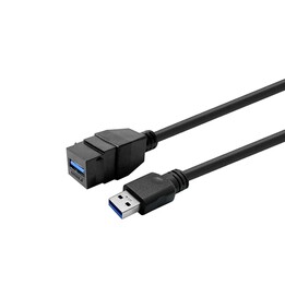 VivoLink PROKEYUSB3AFM2B Keystone Nero USB 3.0