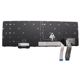 Lenovo CS24 NM USB-Tastatur mit weißer LED-Hintergrundbeleuchtung, kompaktes Design ohne Ziffernblock, 88 Tasten, spanisches Lay