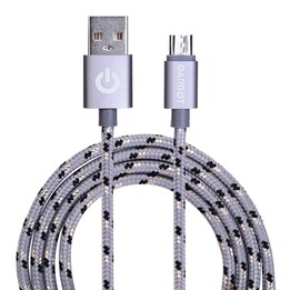 Garbot C-05-10195 Braided Micro-USB Cable 1 m Grab&go