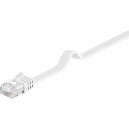 MicroConnect V-UTP6015W-FLAT Flat Cat6 U/UTP Network Cable White 1.5 m
