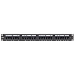 Lanview LPP110 Cat5e UTP 24-Port Patch Panel 1U Black