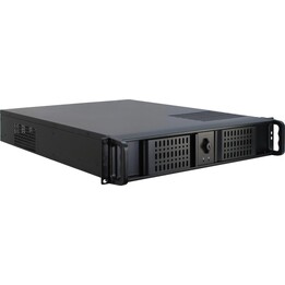 Inter-Tech Rack IPC 2U-2098-SL Black - 2U Rackmount Server Chassis