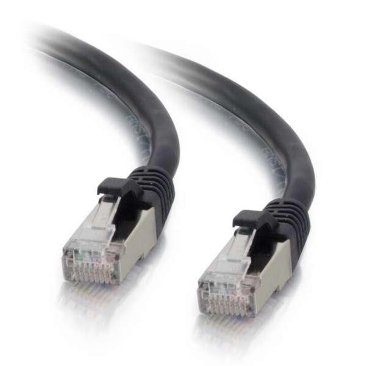 Mercodan KAT6A S/FTP Network Cable Black 25 m