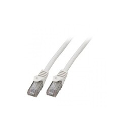 Mercodan 371229100 Cable de red Patchkabel Kat6 UTP, blanco