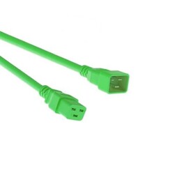 Mercodan 509780145 Stromkabel C20 auf C19 Grün