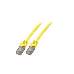 Mercodan 371225150 Cat6 UTP Patch Cable, Yellow