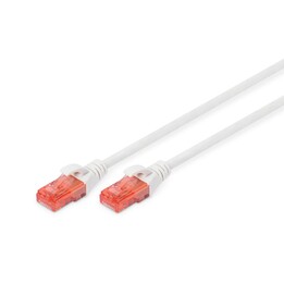 DIGITUS Cat 6 U-UTP Patch Cord, Copper, DK-1617-050/WH