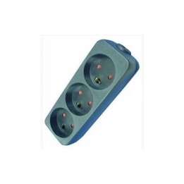 Regleta de alimentación MicroConnect danesa 5 vías 1,5 m negra (para instalación con enchufe desmontable) base múltiple 3 salida