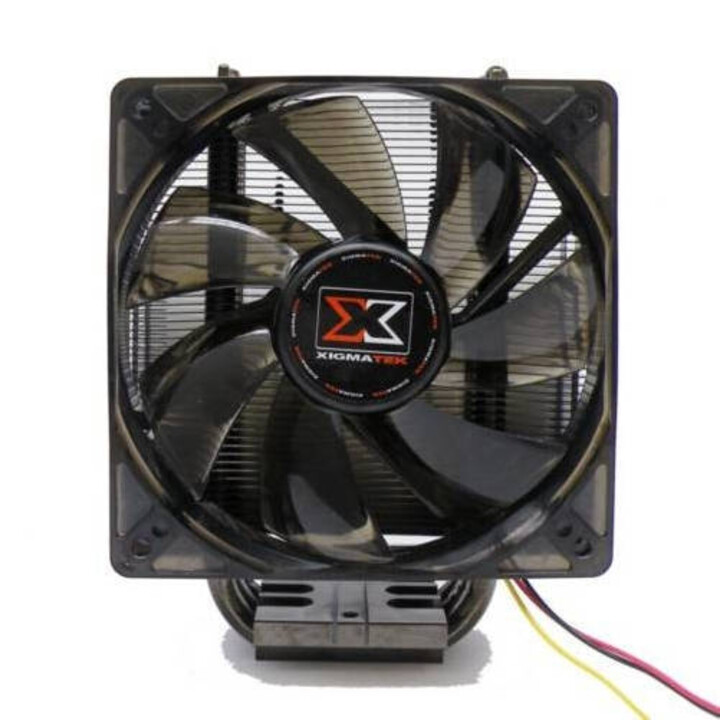 Xigmatek HDT-S1283 Dark Knight - Dissipatore CPU alluminio, 3 heatpipe rame, ventola 120mm PWM 1000-2200RPM, 89.45CFM, 30.1dBA, 