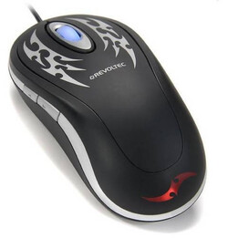 Revoltec LightMouse Precision 2 USB Laser Mouse 1600dpi Black/Silver