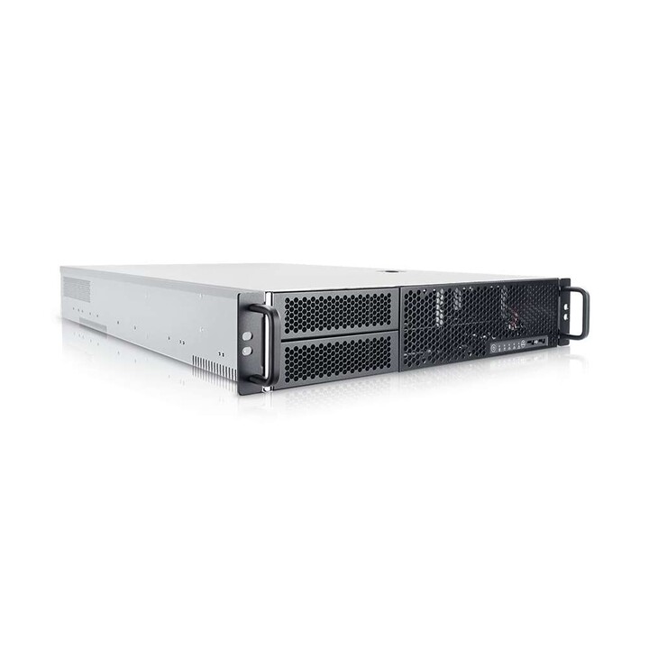 In Win R200N Case Rack 2U per Server, ATX/CEB, Acciaio SGCC 1,2 mm, 2x5,25" Esterne, 6x3,5" Interne, 3 Ventole PWM 80 mm, 7 Slot