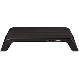 Fellowes Hana Supporto per Monitor Nero, Portata 8 kg, Regolazione Altezza 130 mm, Inclinazione -5° a +15°, Rotazione 360°, VESA