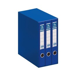 Dohe Modulo 3 Raccoglitori Dorso Stretto Folio Blu