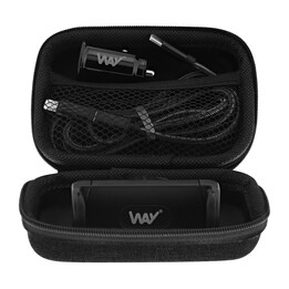 TnB Way WCARTRAVEL 3-in-1 Car Kit: 2 USB 2.4A Cigarette Lighter Charger, 360° Air Vent Holder and USB-C to Lightning Cable 1 m B