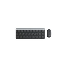 Logitech Slim Wireless Combo keyboard and mouse grey