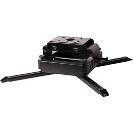 Supporto da soffitto B-Tech BT893-AD/BKIT per proiettore, resistente e regolabile, nero