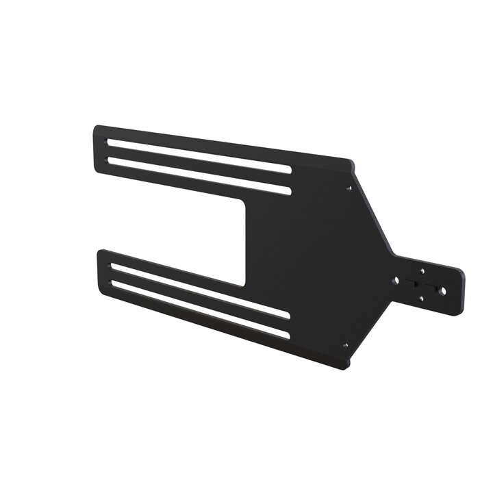 Supporto per periferiche ERGONOMIC SOLUT SPK511-02, acciaio nero, regolazione altezza 5 posizioni (10-15 cm), rotazione 360°, fi