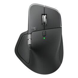 Logitech MX Master 4 for Business Kabellose Maus Bluetooth/Logi Bolt, Darkfield Sensor 8000 DPI, 7 Tasten, USB-C Akku 70 Tage, G