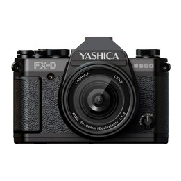 Yashica Fx-d S300 Black - Fotocamera digitale con simulazione pellicola, sensore CMOS 48 MP, zoom digitale 8x, LCD 2,4" e video 