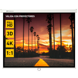 Phoenix Technologies PHPANTALLA-300M Manual Projection Screen 169" 3x3 m White