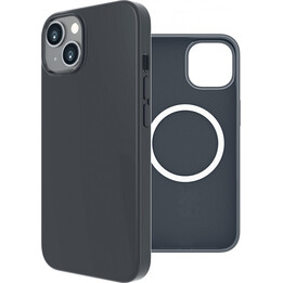 Muvit for change Capa Liquid Silicone MagSafe compatível com Apple iPhone 14 preta