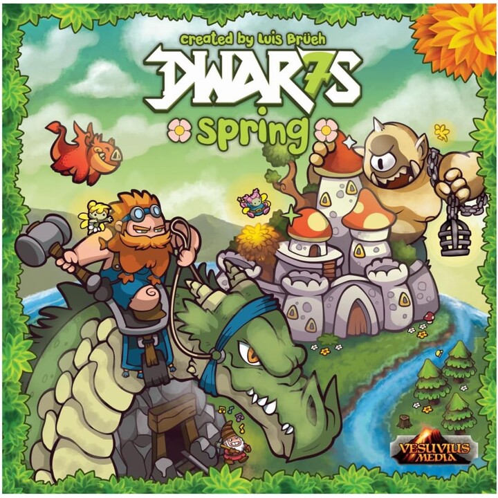 Asmodee Dwar7s: Spring Board Game (English)