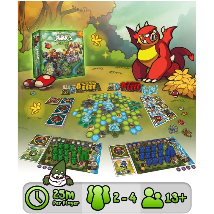 Jogo de Tabuleiro Asmodee Dwar7s: Primavera (Inglês)