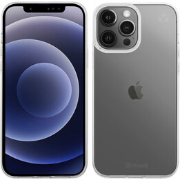 Capa Recycletek compatível com o Apple iPhone 13 Pro Max, transparente