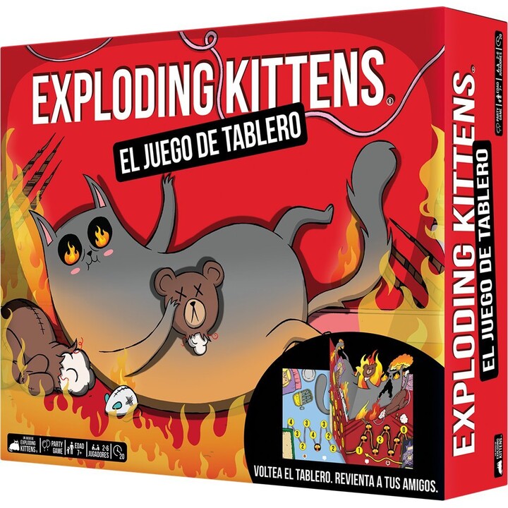 Asmodee Exploding Kittens : Le Jeu de Plateau