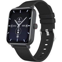 MyPhone Classic 2 Black - Smartwatch mit 1,3" Touchscreen, Herzfrequenzmesser, Schrittzähler, Benachrichtigungen und bis zu 7 Ta