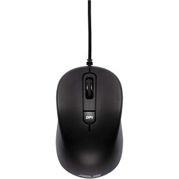 Mu101c silent wired mouse with blue sensor