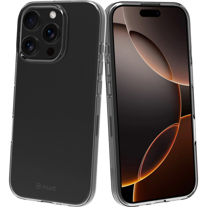Capa Recycletek compatível com o Apple iPhone 16 Pro, transparente
