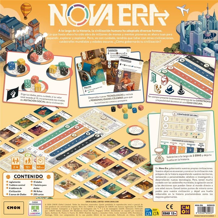 Jogo de Tabuleiro Asmodee! Nova Era