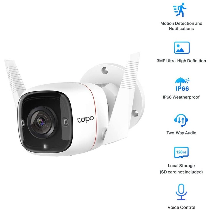 Camara Ip TpD-Link Tapo C310 Wifi Dia/Noche