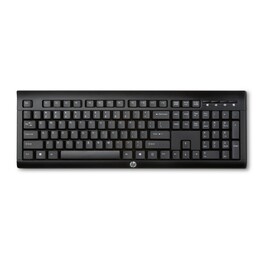 HP Clavier sans fil K2500, design compact, touches silencieuses à profil bas, connexion 2,4 GHz, portée 10 m, batterie jusqu'à 2