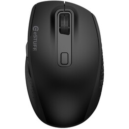 eSTUFF GLB214002 Mouse Wireless Dual Bluetooth 5.0 e 2.4GHz, 1600 DPI, Ergonomico per Destrorsi, 6 Tasti, Batteria Ricaricabile 