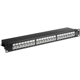 MicroConnect PP-022 Patch Panel 1U 24 Porte Cat6a Schermato STP