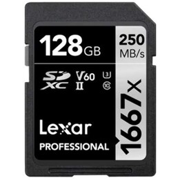 Scheda SD Lexar LSD128CB1667 Professional 1667x da 128GB