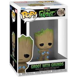 Funko POP Marvel "Io sono Groot" - Groot con Grunds #1194