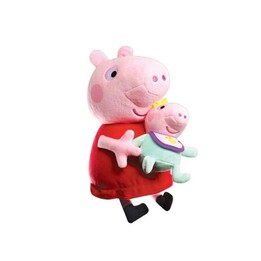 Peluche Peppa Pig avec son bébé