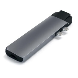 Satechi Type-C Pro Hub Adapter avec Ethernet, Space Gray