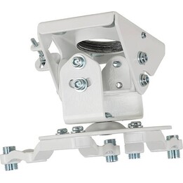 B-Tech BT899/W System 2 Universal Ceiling Mount for Projector with Micro-Adjustment, White