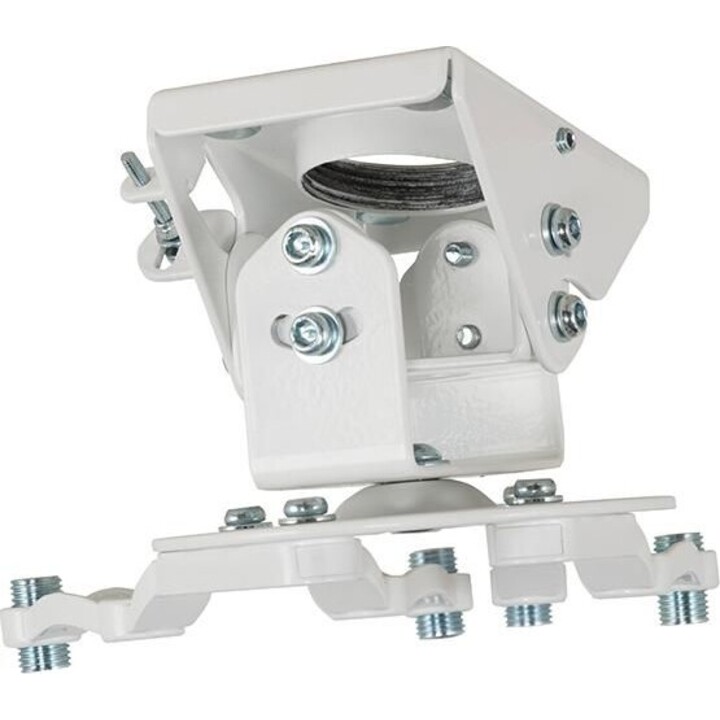 B-Tech BT899/W System 2 Universal Ceiling Mount for Projector with Micro-Adjustment, White