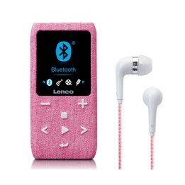 Lenco XEMIO-861PK Rosa Leitor MP3/MP4 com MicroSD 8 GB e Bluetooth