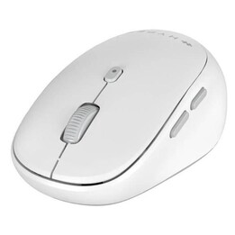 HYPER HS2100GL Mouse Gaming con Cavo USB, Sensore Ottico 8000 DPI, 6 Tasti Programmabili, Illuminazione RGB, Bianco e Grigio Spa
