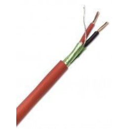 LANVIEW CF15 Fire-Resistant Cable 2x1.5 mm² Red 100 m